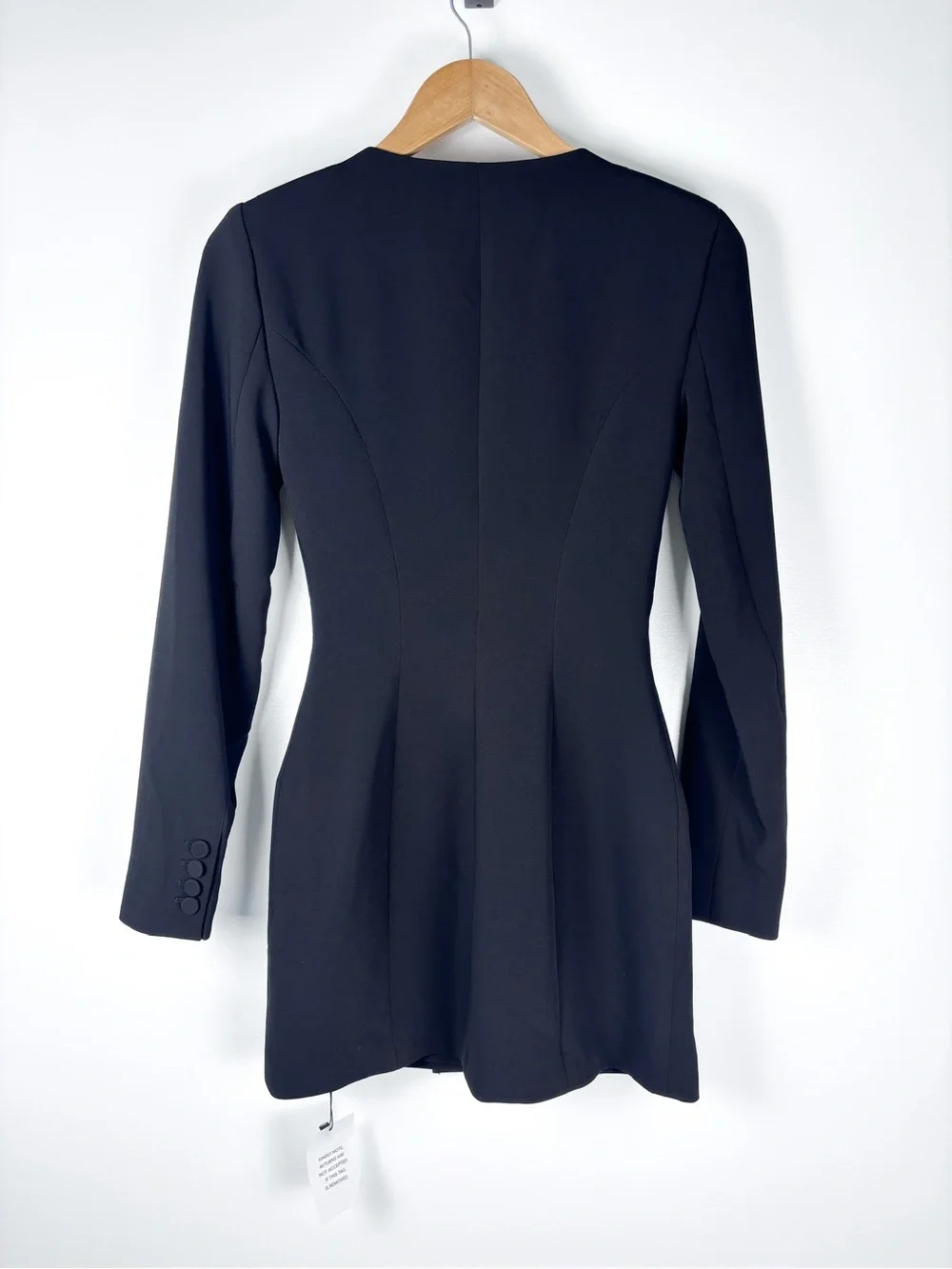 NBD Revolve The Avan Black Double Breasted Long Sleeve Blazer Mini Dress XXS NWT - Picture 4 of 7